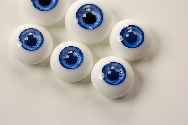 16mm and 18mm OOAK pearly blue [Unique]