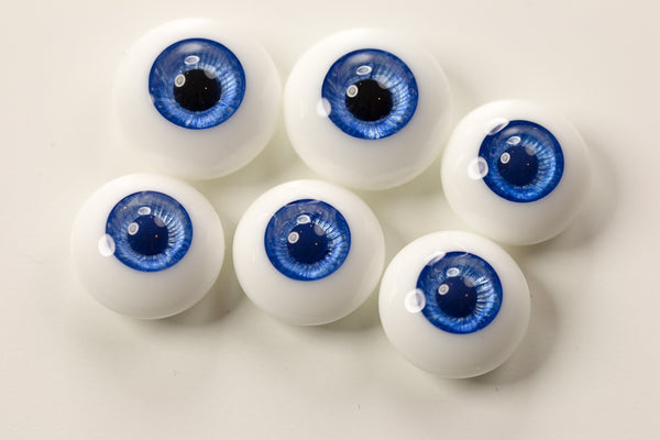 16mm and 18mm OOAK pearly blue [Unique]