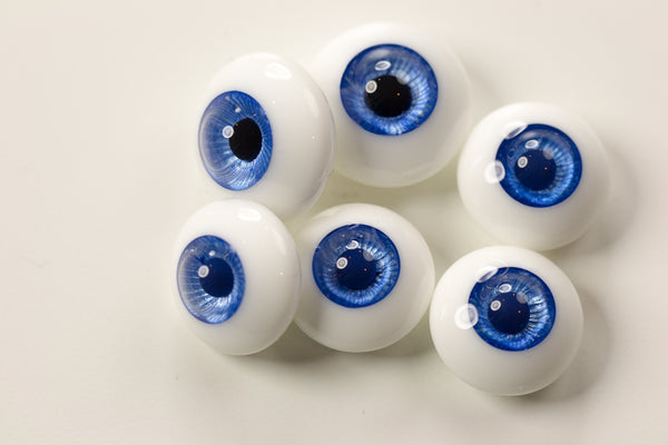 16mm and 18mm OOAK pearly blue [Unique]