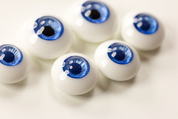 16mm and 18mm OOAK pearly blue [Unique]
