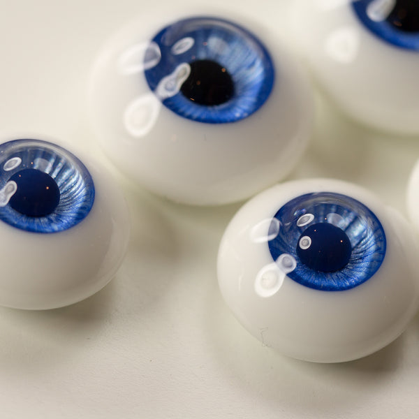 16mm and 18mm OOAK pearly blue [Unique]